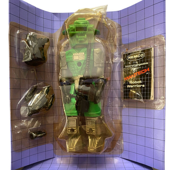 DoomTech Mantech Enemy Robot Warriors Action Figure 1983 Remco in Box Vintage